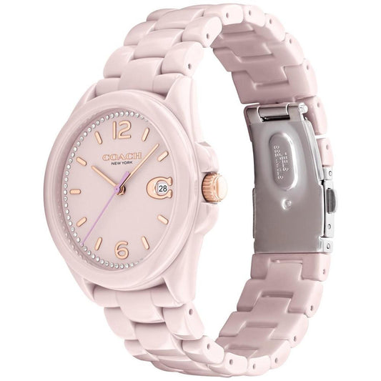 Women's Greyson Blush Ceramic Bracelet Watch 36mm