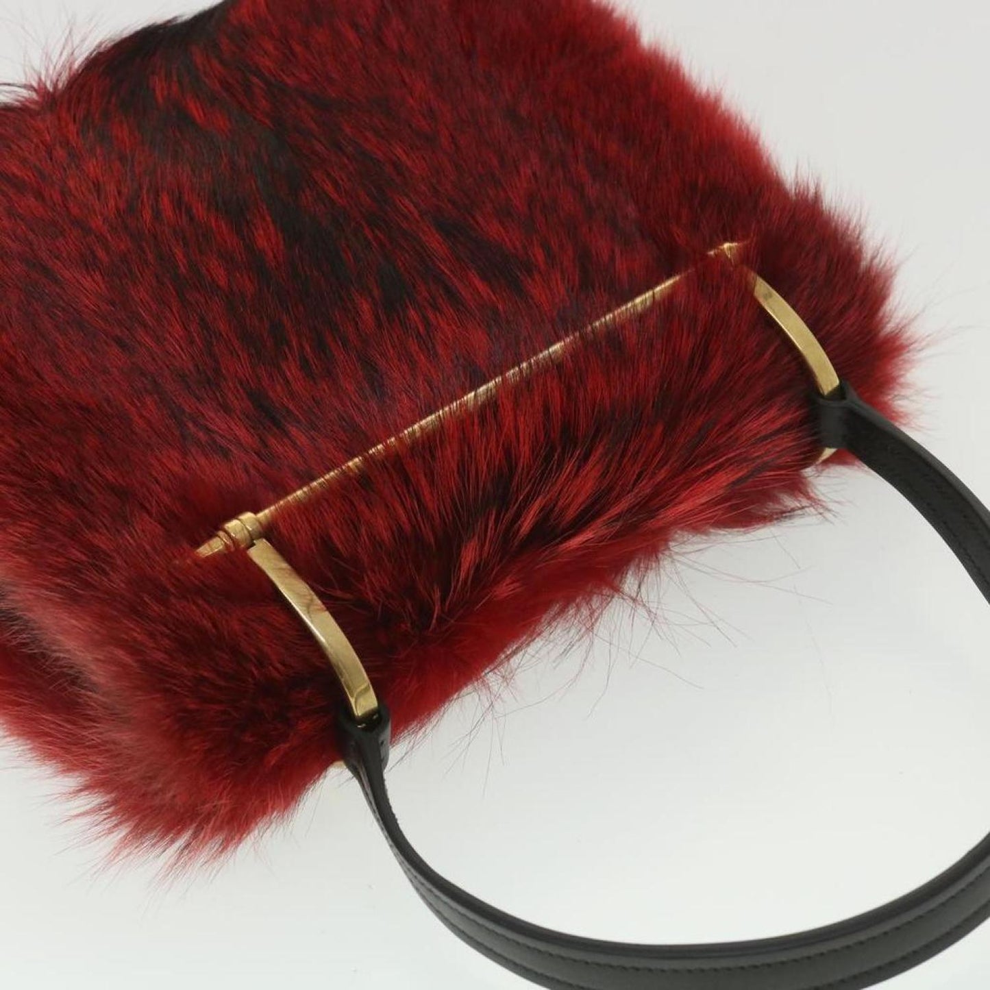 Prada Fur Shoulder Bag (Pre-Owned)