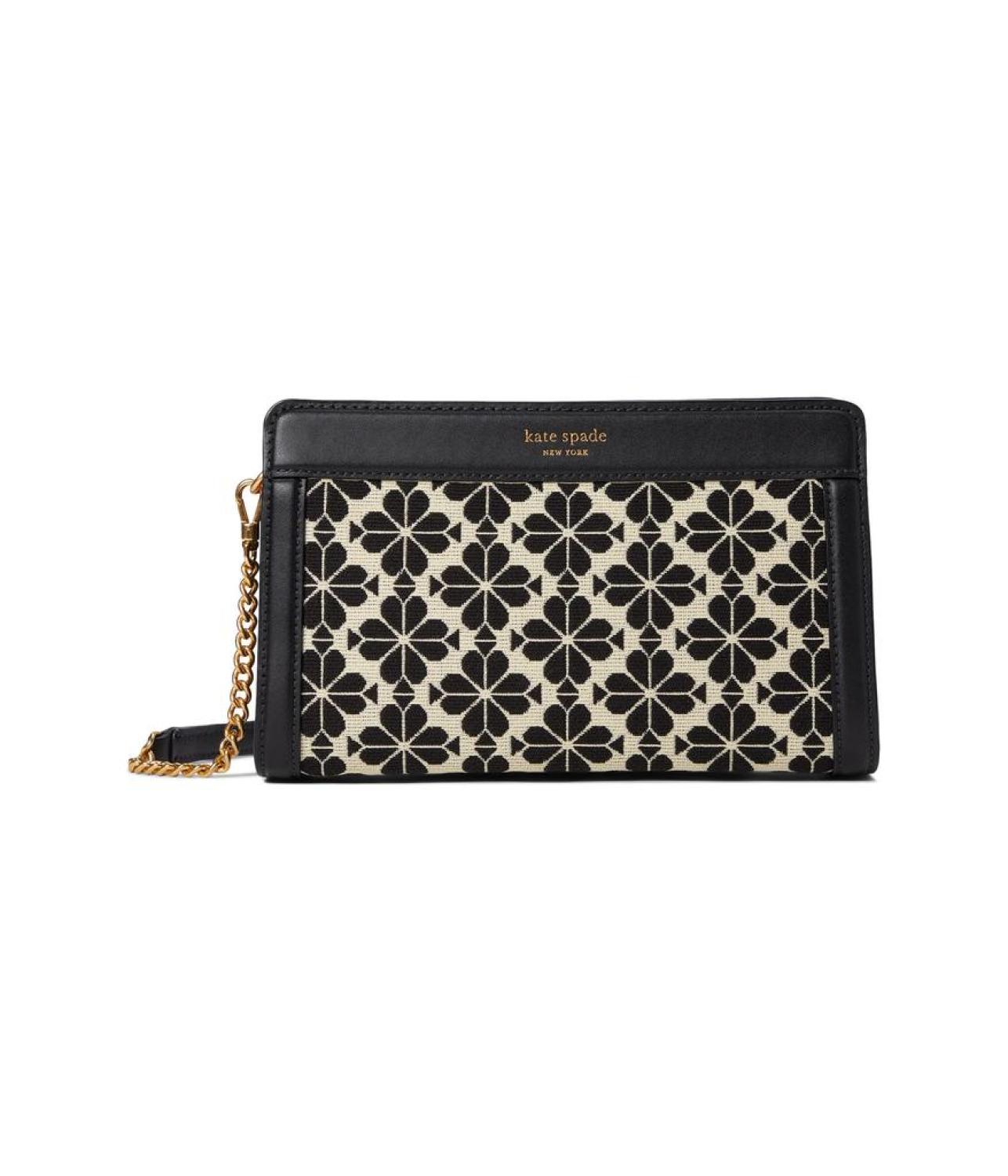 Spade Flower Jacquard Medium Crossbody