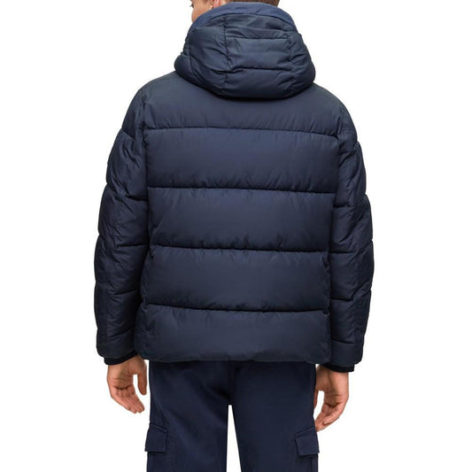 Men's Water-Repellent Hooded Puffer Jacket