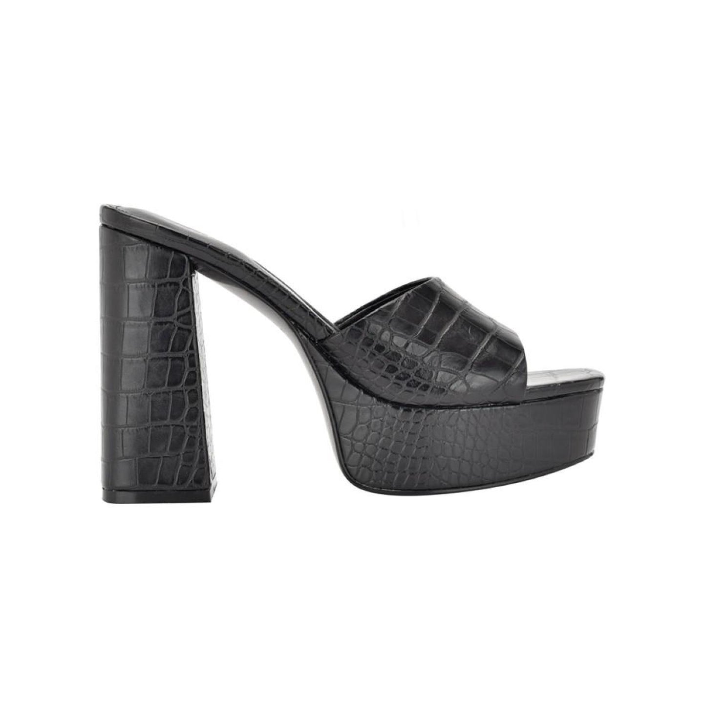 Women's Jadah Chunky Heel Platform One Band Slides Sandal