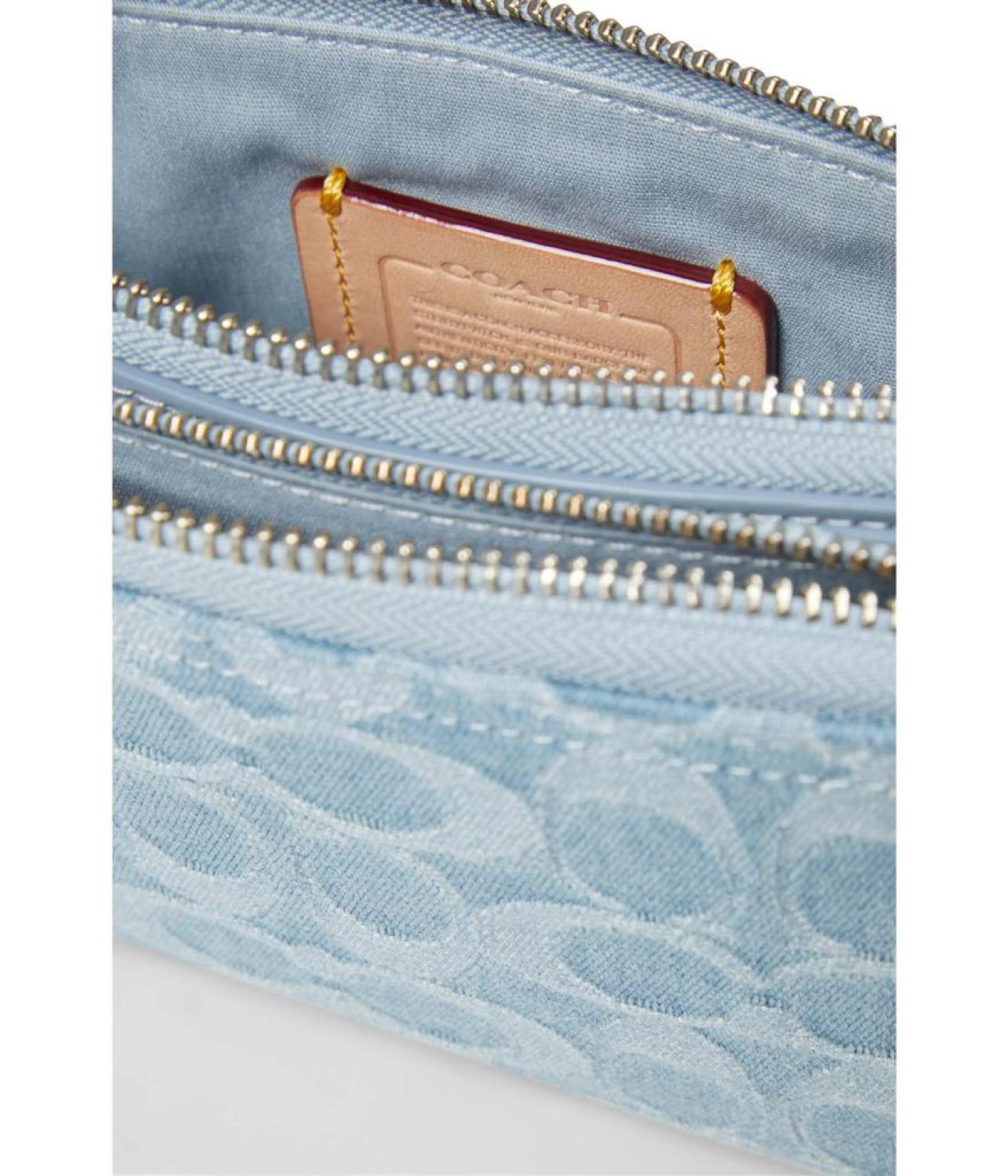 Washed Denim Signature Kira Crossbody