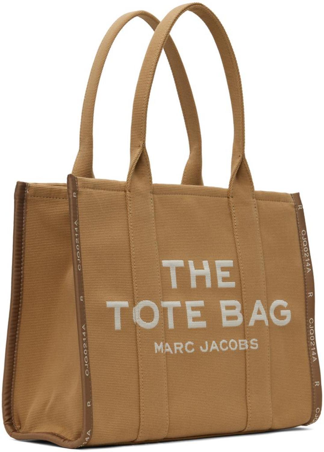 Tan 'The Jacquard Large' Tote