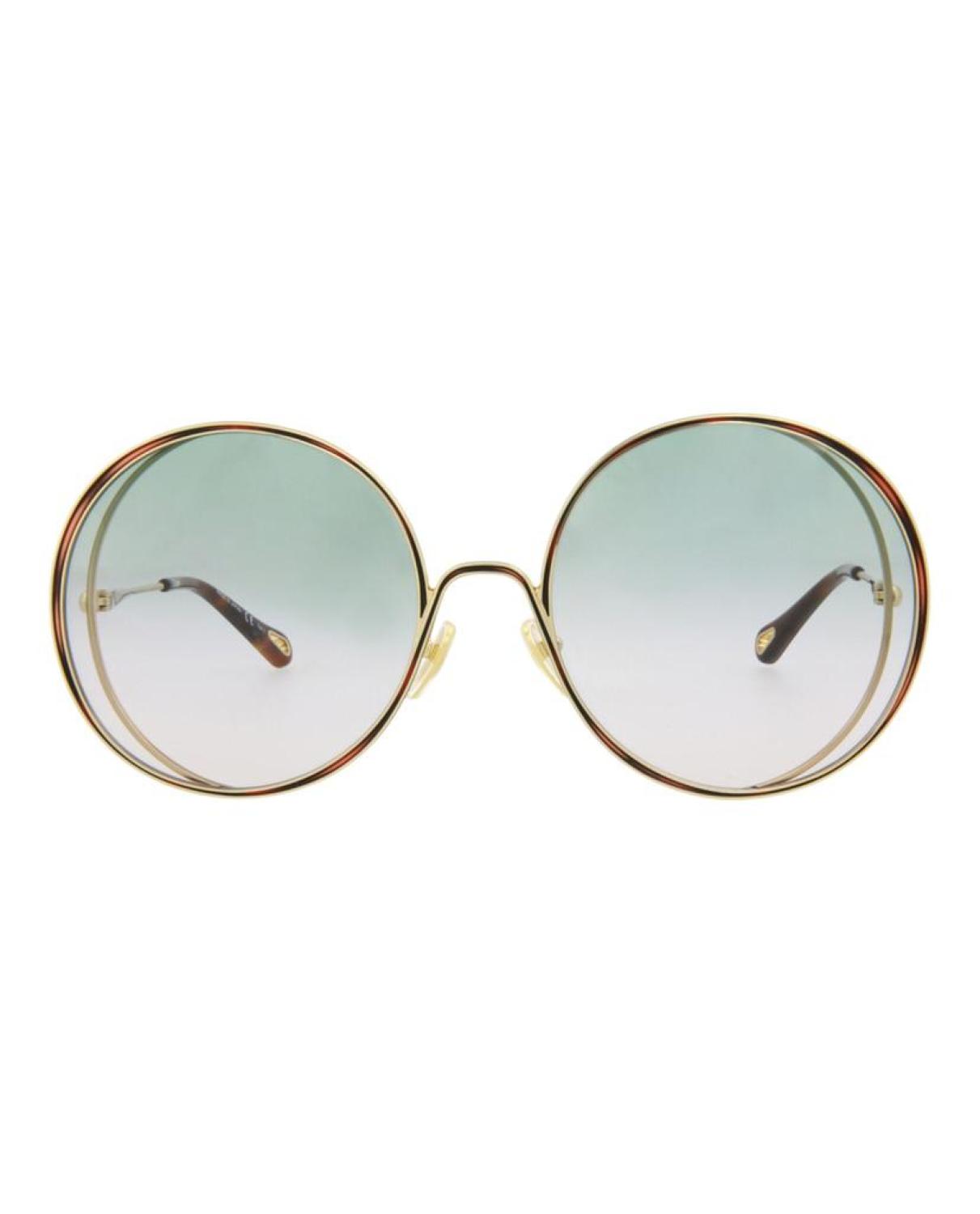 Round-Frame Metal Sunglasses