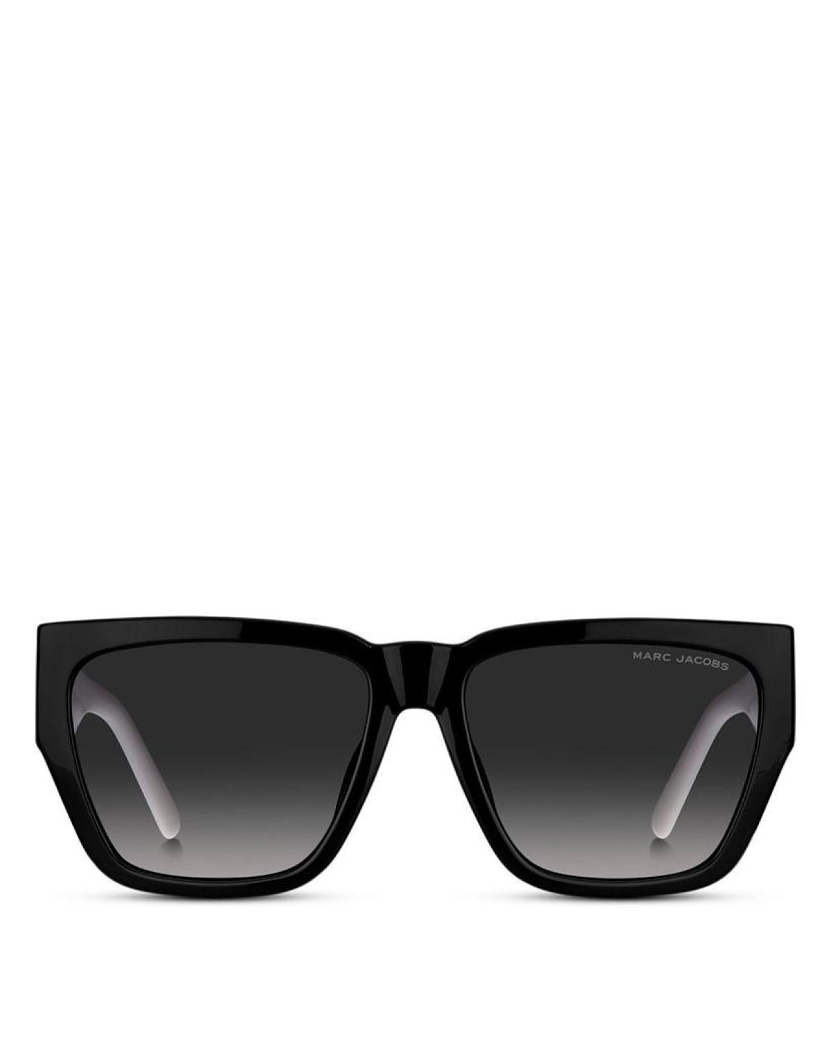 Marc Rectangular Sunglasses, 57mm