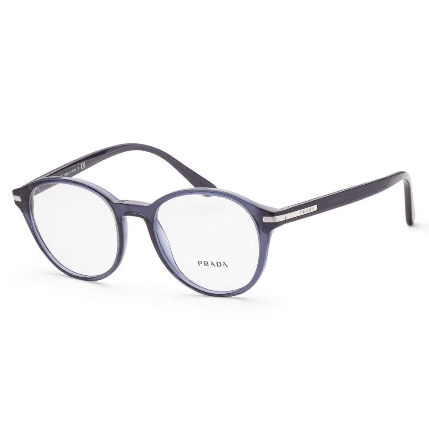 Prada Men's PR-13WV-08Q1O1 Fashion 51mm Transparent Blue Opticals