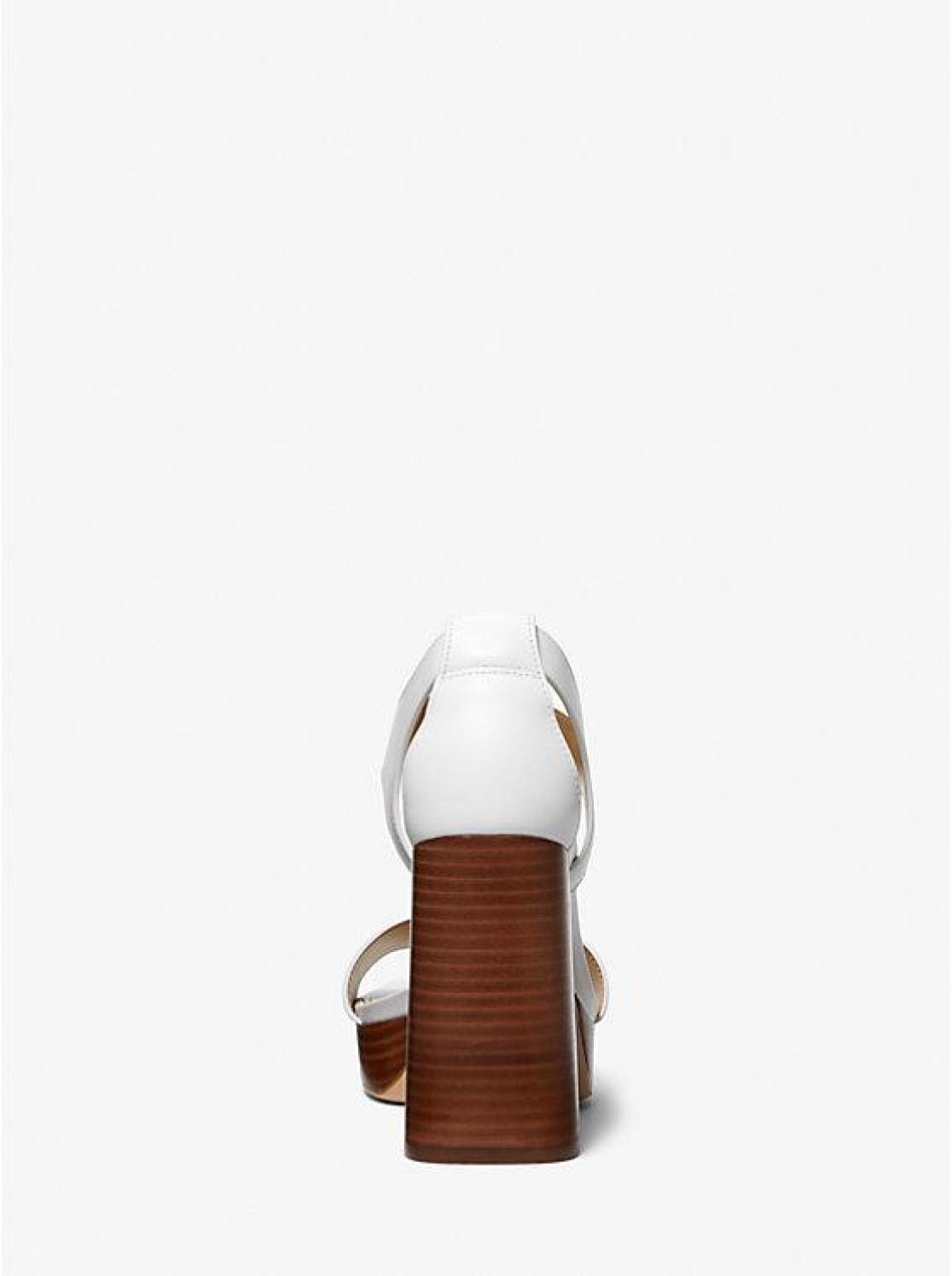 Berkley Leather Block-Heel Sandal