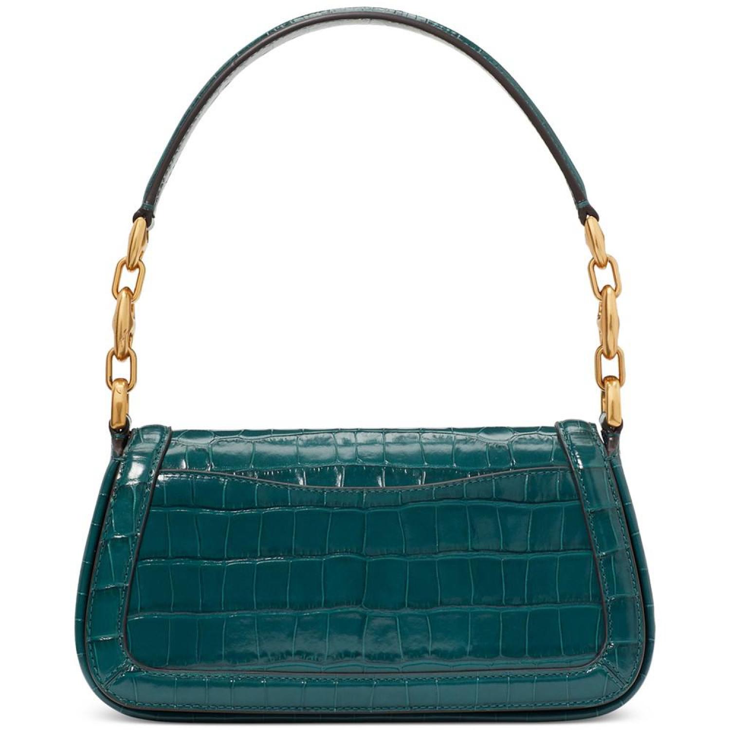 Gramercy chain on sale embossed leather satchel