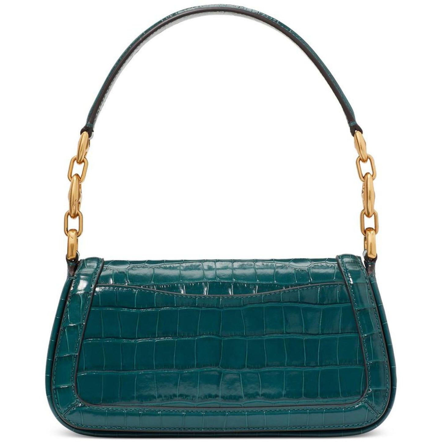 Gramercy Croc-Embossed Leather Flap Shoulder Bag