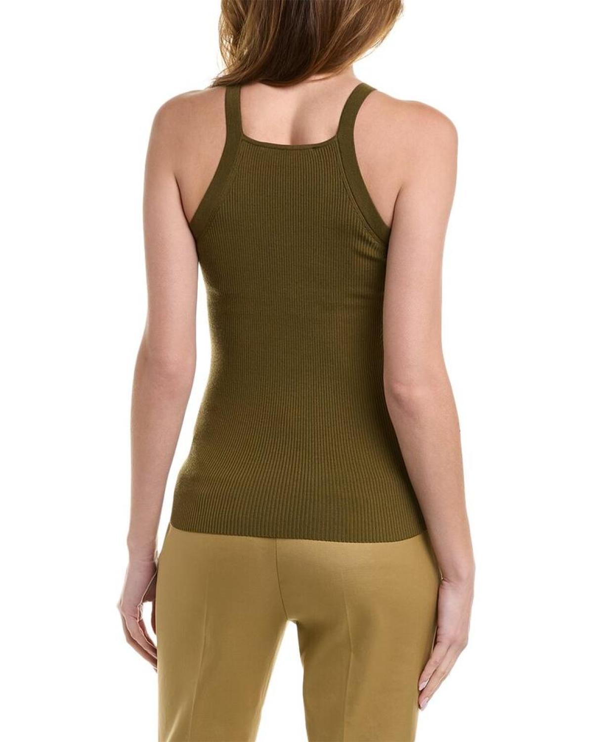 Michael Kors Collection Rib Wool-Blend Tank