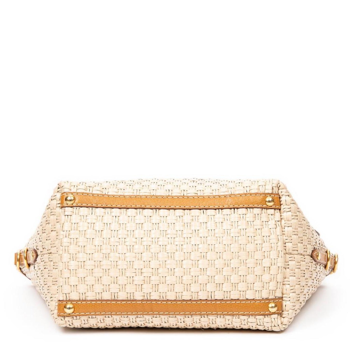 Studded Convertible Basket Tote