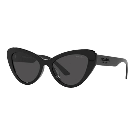 PRADA Women's PR13YS 1AB5S0 Black Frame Cat-Eye Sunglasses