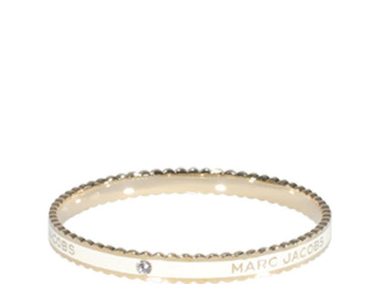 Marc Jacobs The Medallion Scalloped Logo Detailed Bracelet