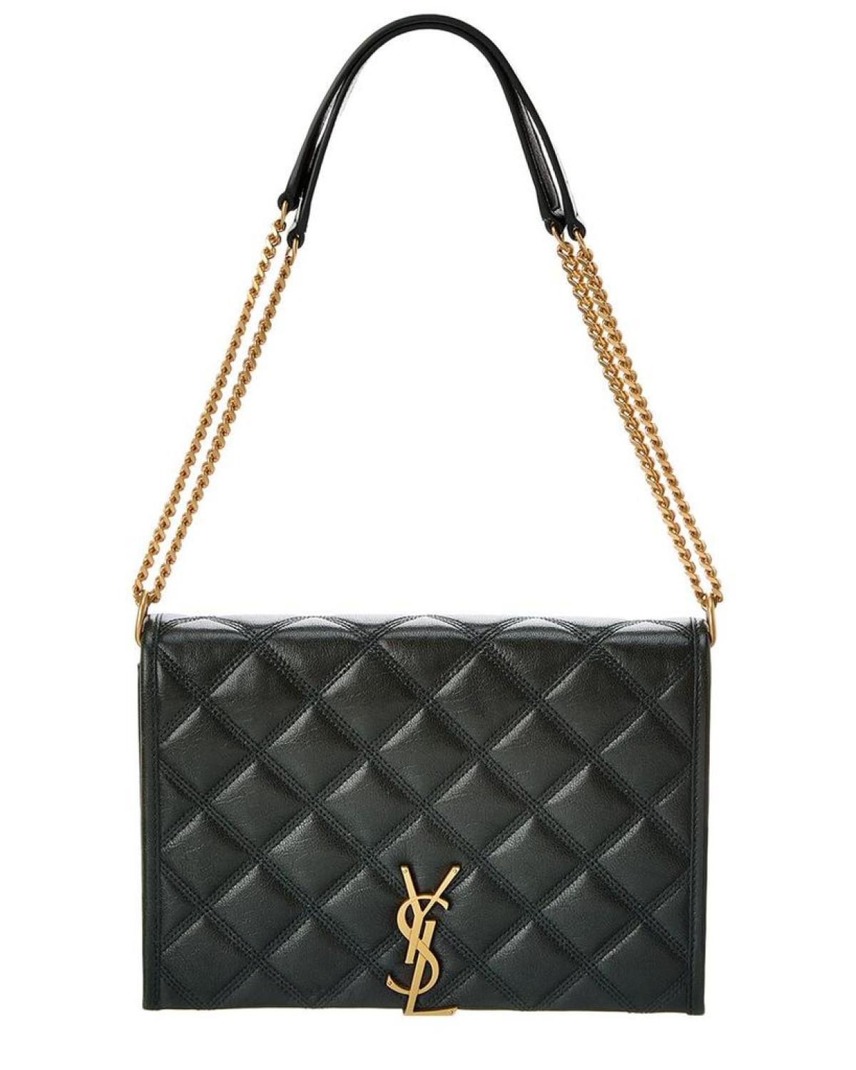 Saint Laurent Becky Mini Leather Shoulder Bag