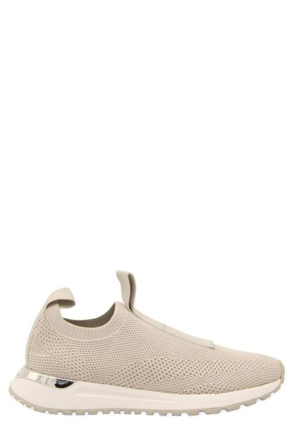 Michael Michael Kors Bodie Logo Tape Stretch Knit Slip-On Trainers