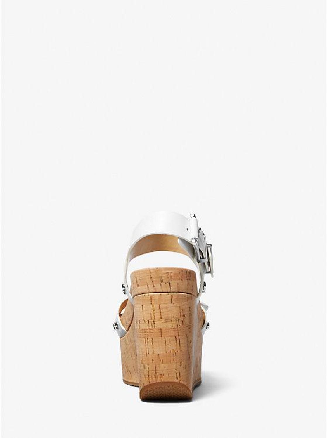 Colby Leather Wedge Sandal