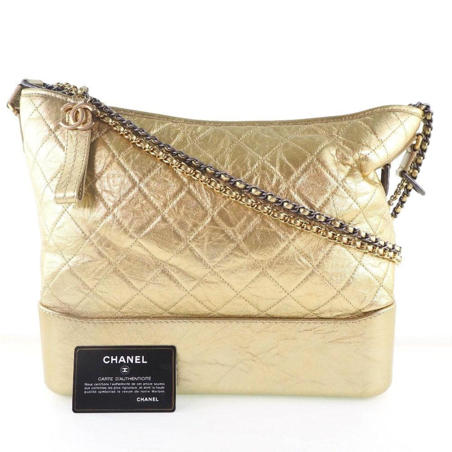 Chanel Gabrielle  Pony-Style Calfskin Shoulder Bag (Pre-Owned)