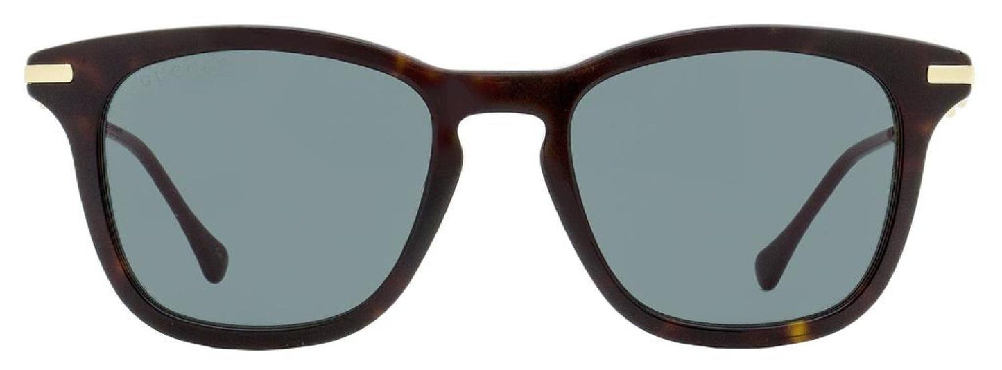 Gucci Unisex Square Sunglasses GG0916S 002 Havana/Gold/Maroon 51mm