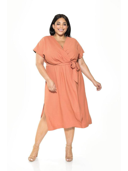 Iris Wrap Dress - Plus Size