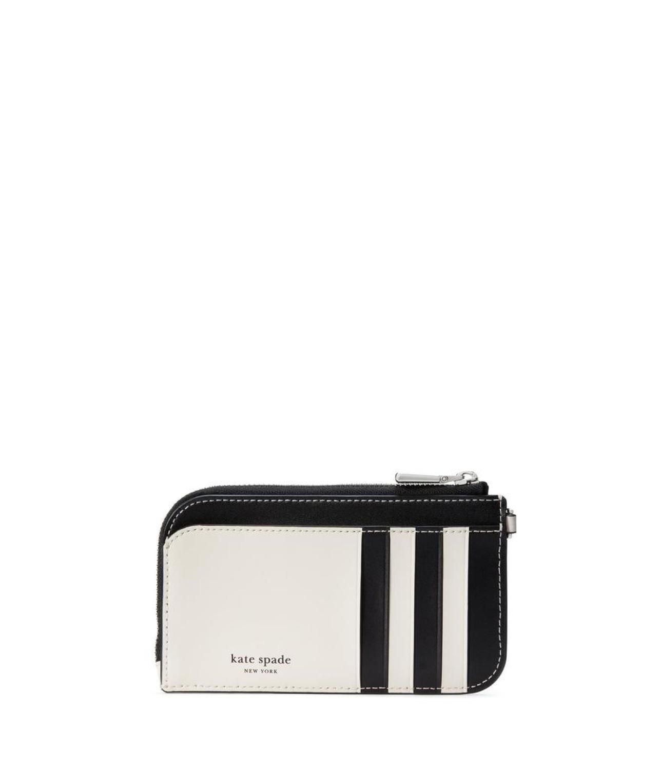 Noel Printed Leather Wristlet