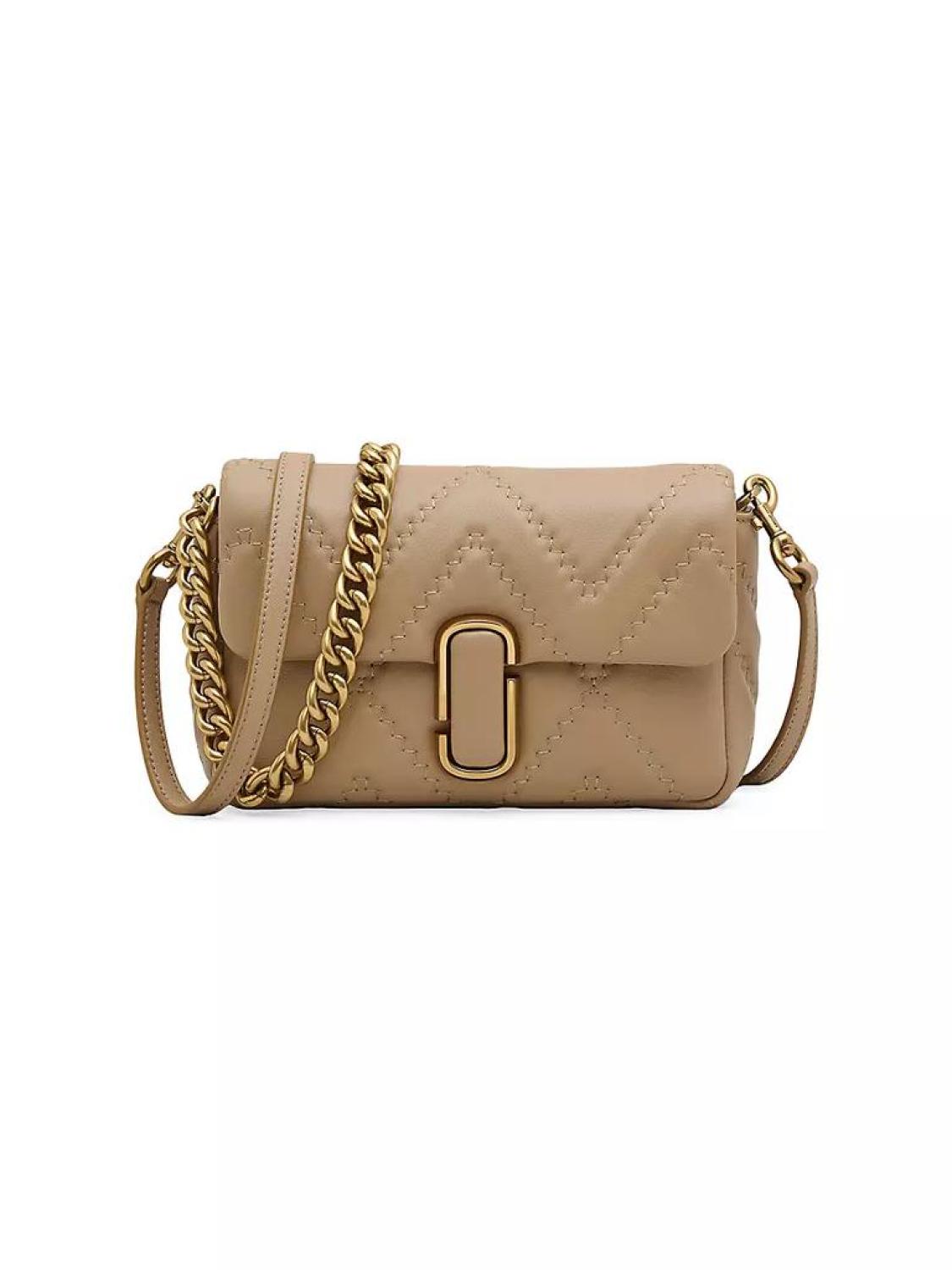 The Quilted Leather J Marc Shoulder Bag