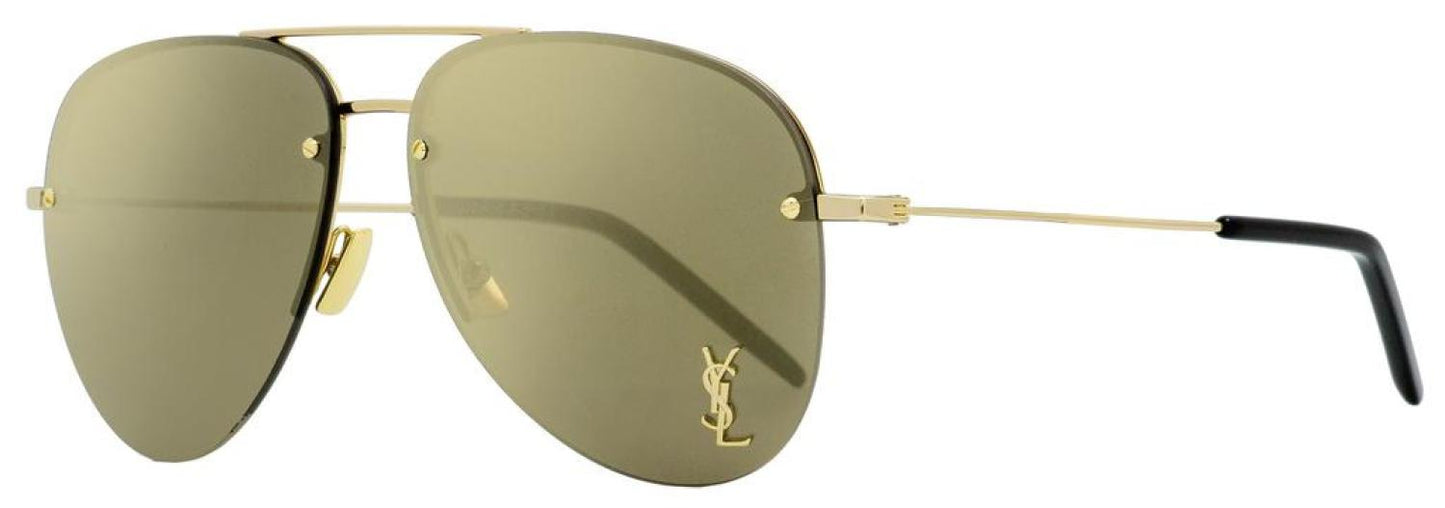 Saint Laurent Unisex  Sunglasses Classic 11 M 004 Gold/Black 59mm