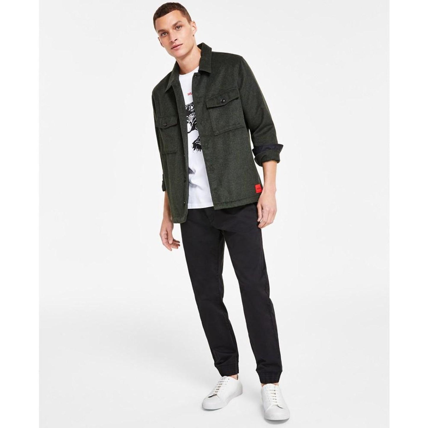 Men's Enalu Oversized Shirt Jacket