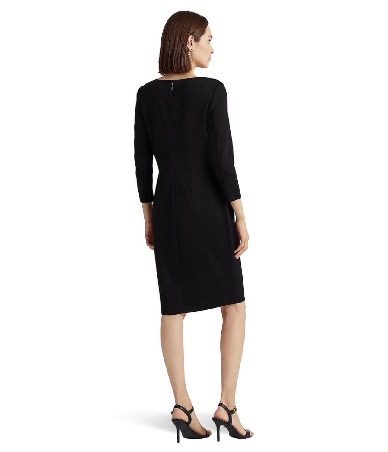 Ponte 3/4 Sleeve Dress