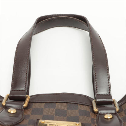 Louis Vuitton Damier Ebene Canvas Leather Hampstead PM Tote Bag