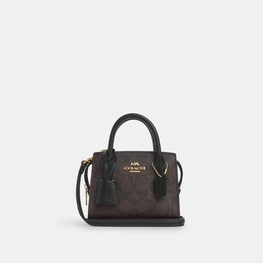 Coach Outlet Andrea Mini Carryall In Signature Canvas