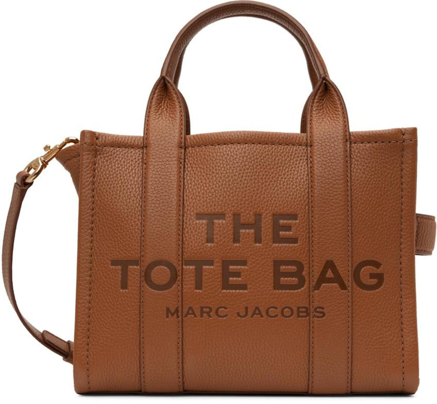 Brown 'The Leather Small' Tote