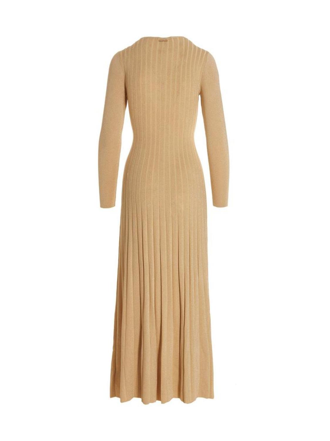 Michael Kors V-Neck Long-Sleeved Dress