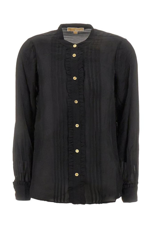 Michael Michael Kors Pleat Detailed Buttoned Shirt