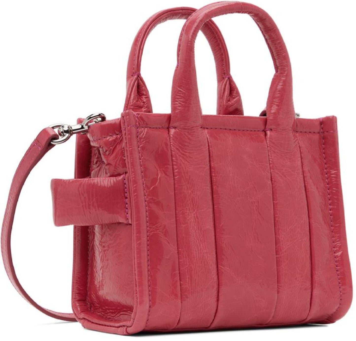 Pink 'The Shiny Crinkle Mini' Tote