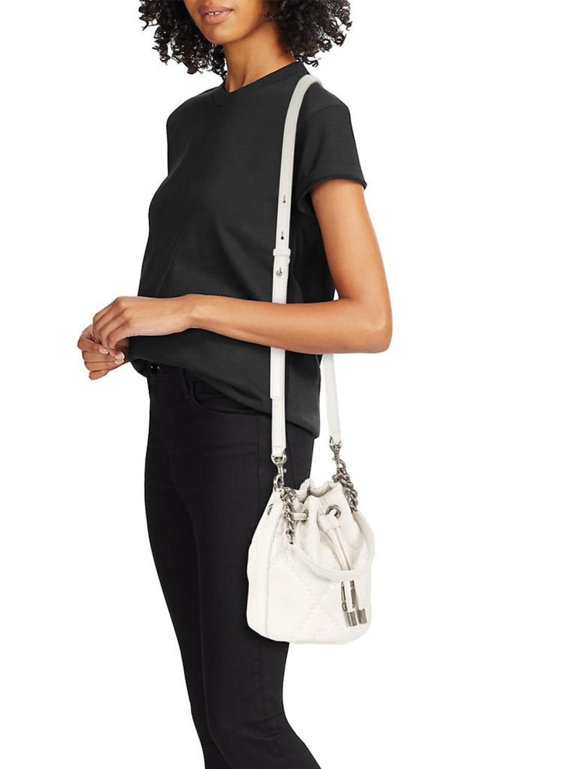 Medium Quilted Leather Bucket Bag