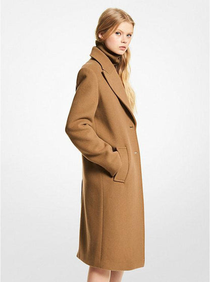 Wool Melton Oversized Coat