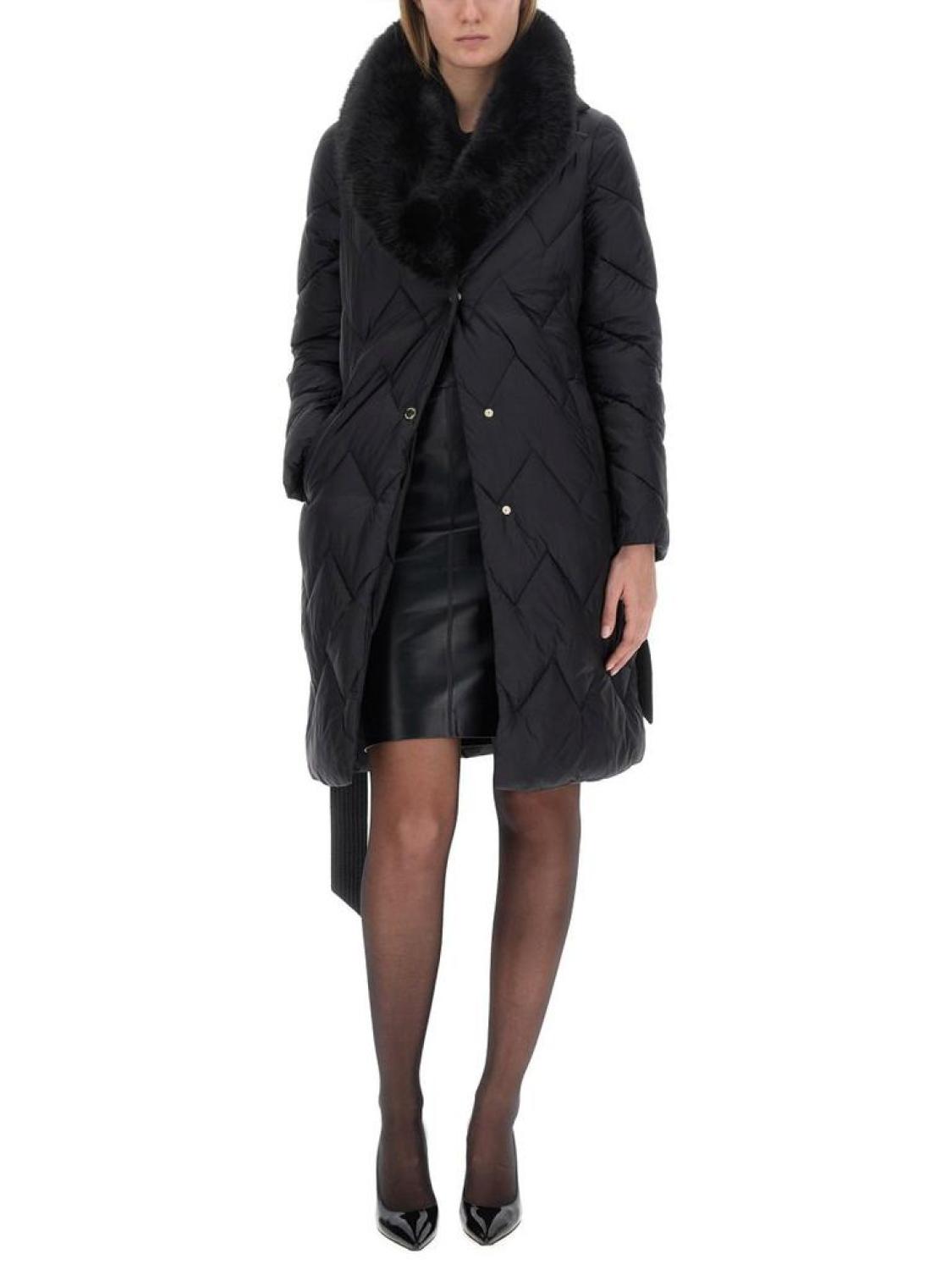 Michael Michael Kors Belted Quilted Parka