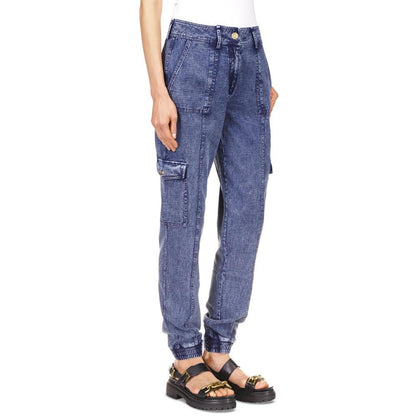 Women's Acid-Wash Utility Pants