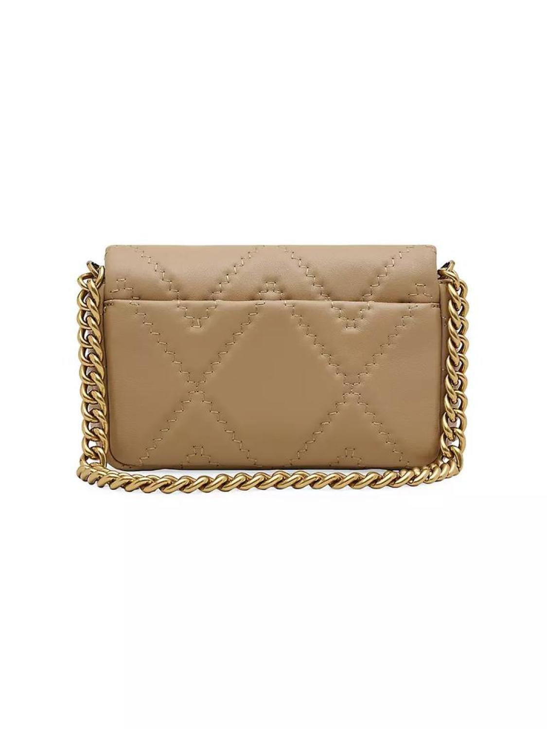 The Quilted Leather J Marc Shoulder Bag