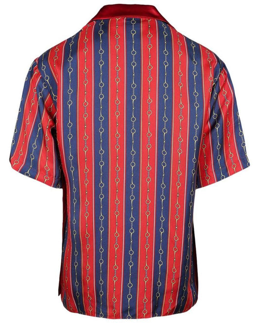 Gucci Silk-Trim Bowling Shirt