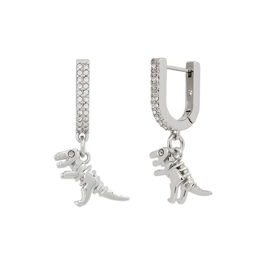 Faux Stone Signature Rexy Huggies Earrings