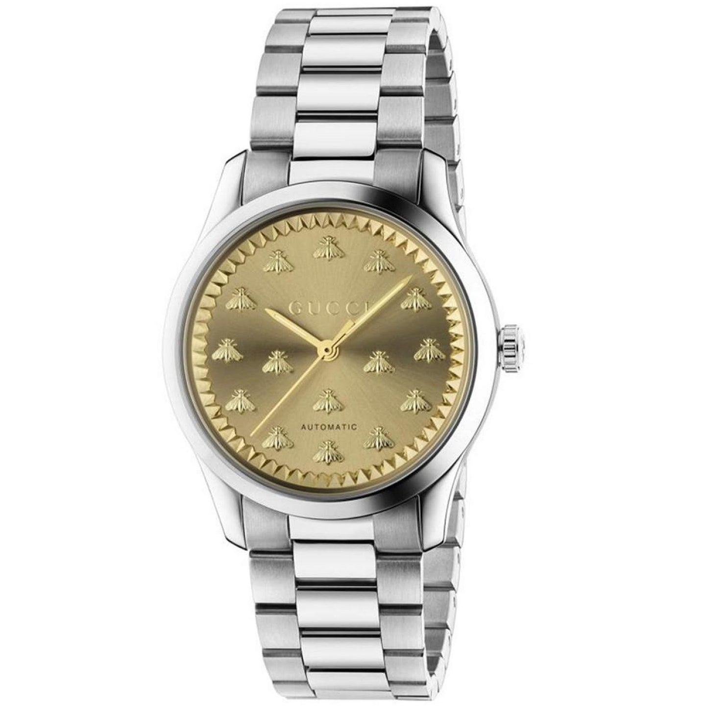 Women's Swiss Automatic G-Timeless Stainless Steel Bracelet Watch 38mm