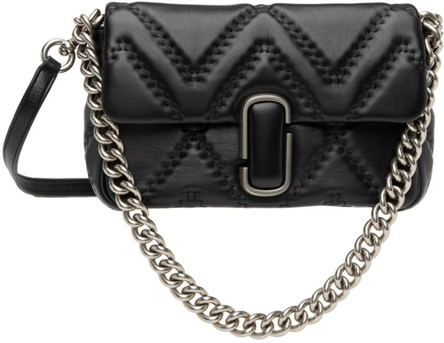 Black 'The Quilted Leather J Marc' Shoulder Bag