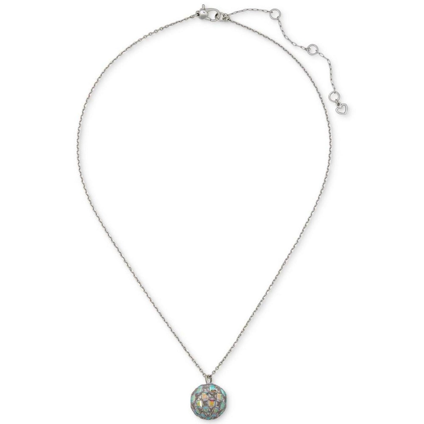 Silver-Tone Beaming Bright Pendant Necklace, 16" + 3" extender