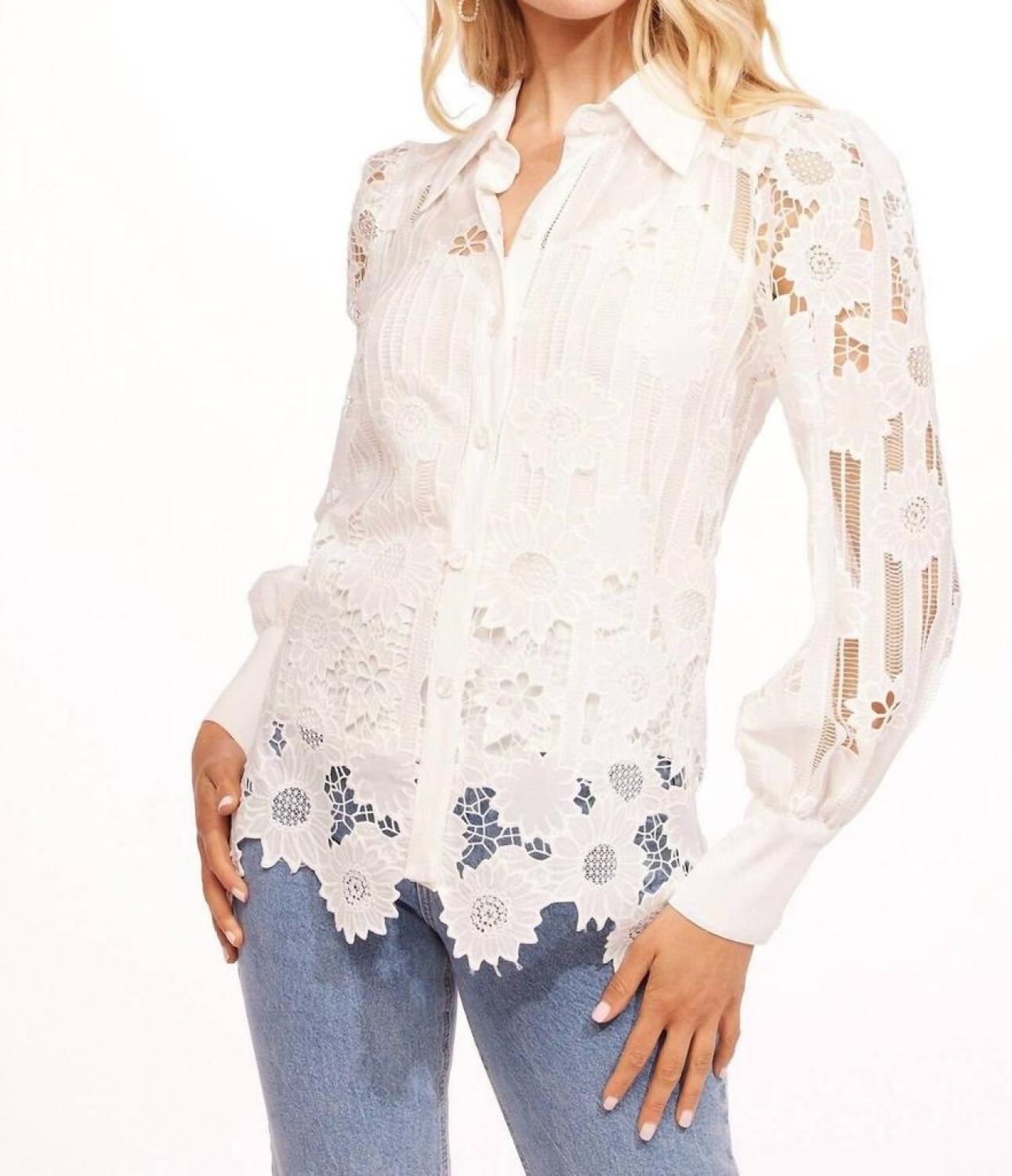 Lorca Top In Lilly Of The Nile