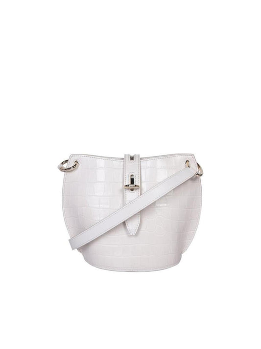 Furla Unica Embossed Shoulder Bag