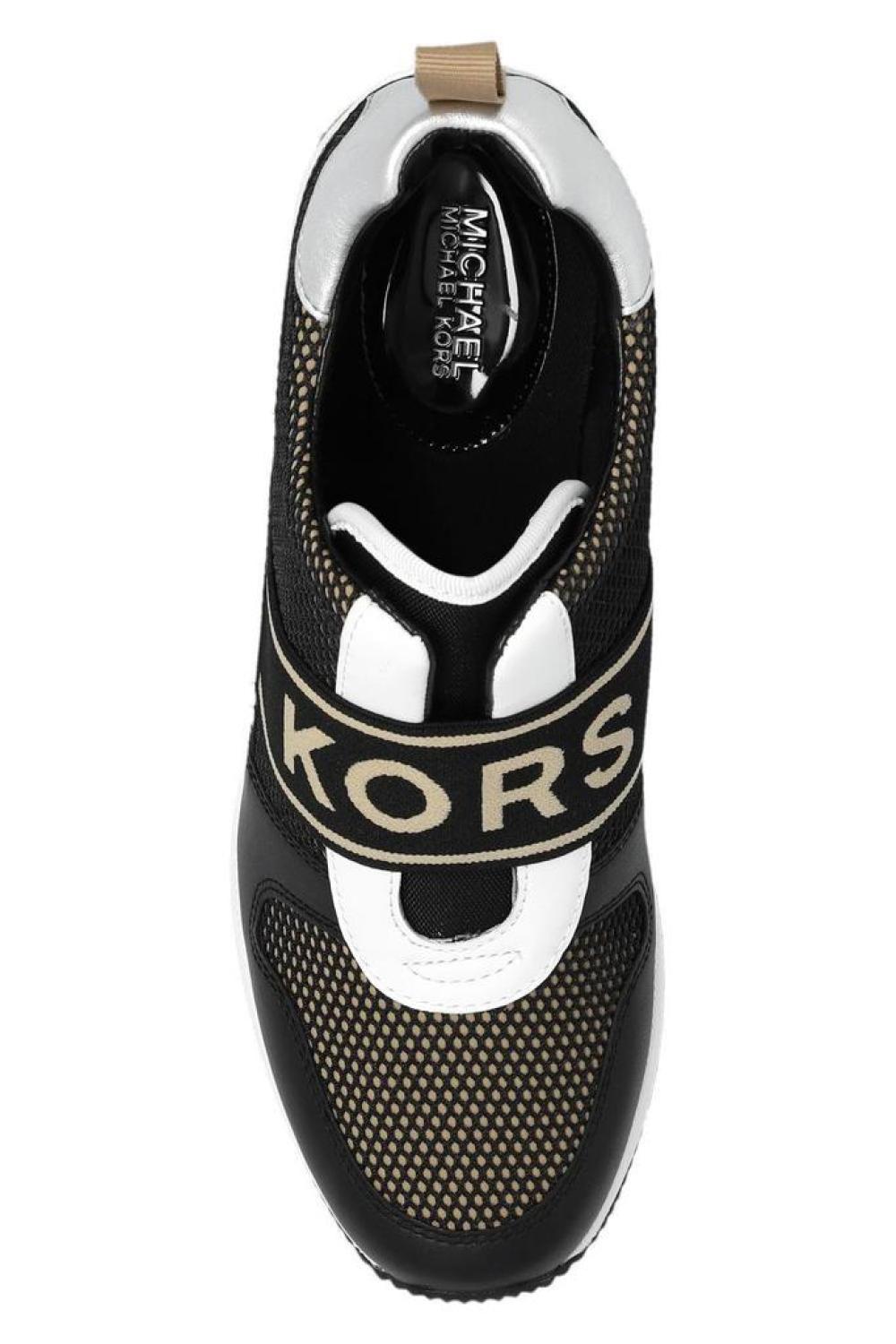 Michael Michael Kors Logo-Strap Slip-On Sneakers