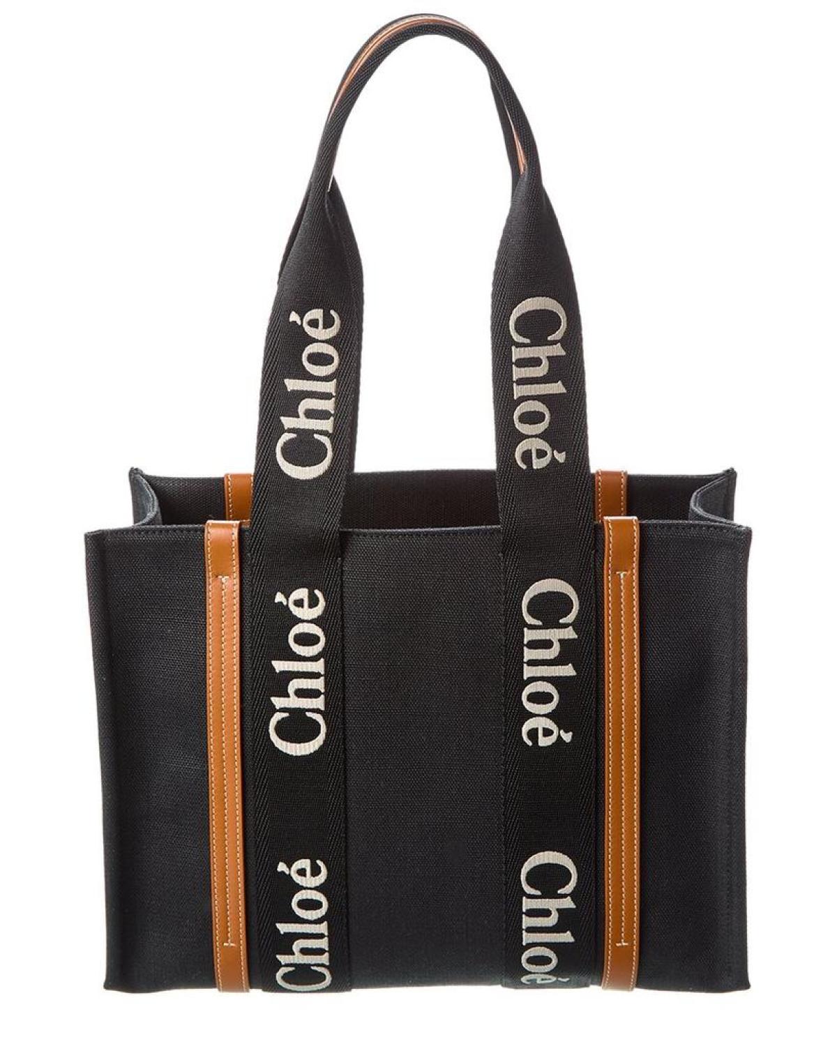 Chloé Woody Medium Canvas Tote