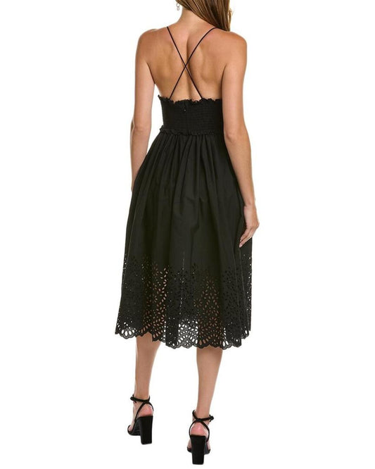 Michael Kors Eyelet Poplin Dance Dress