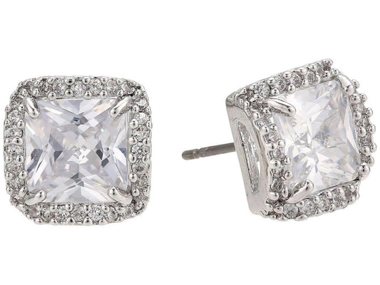 That Sparkle Princess Cut Large Studs Earrings